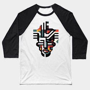 African Abstract Baseball T-Shirt